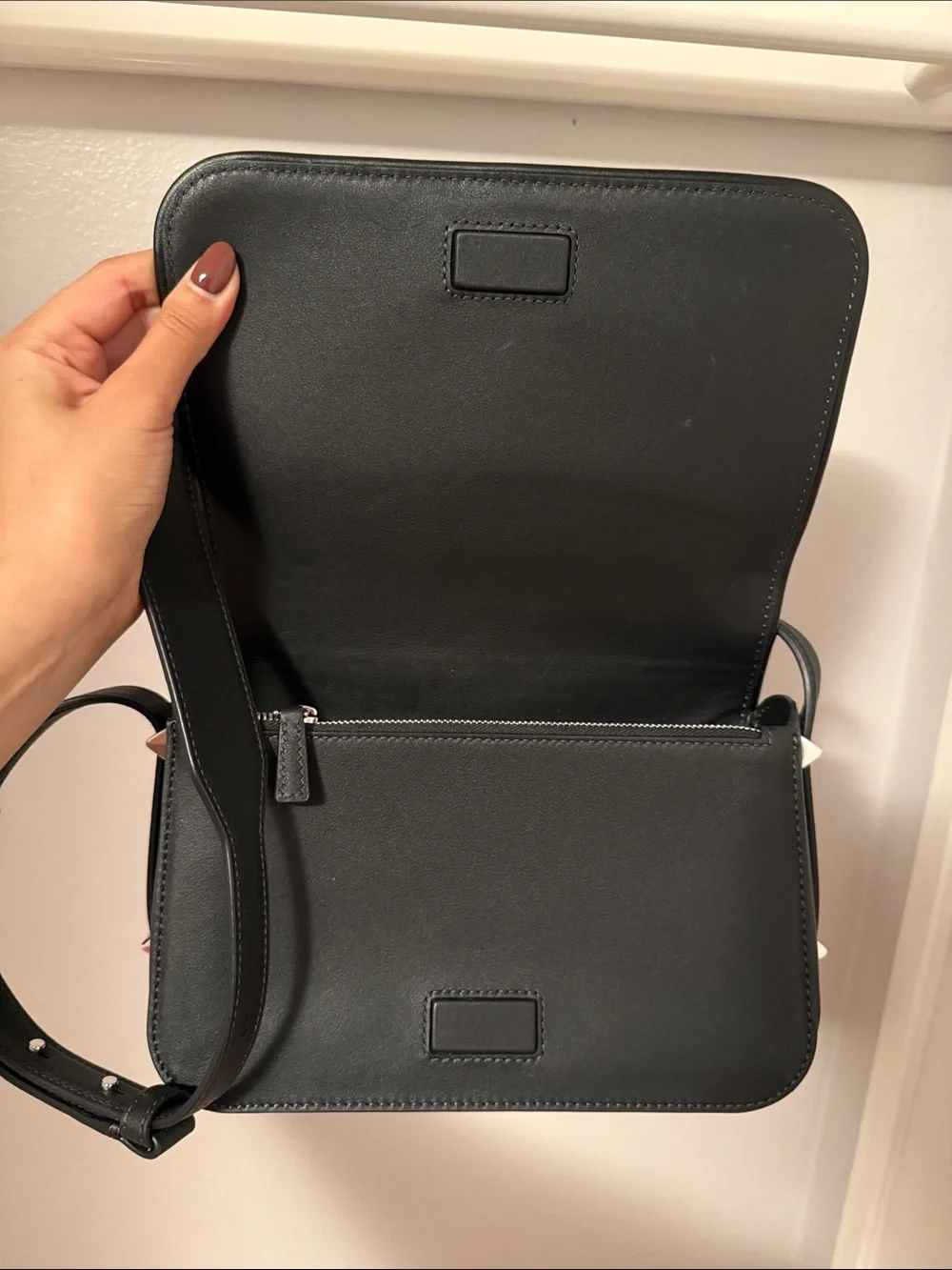 kate spade Black Floral Jacquard Crossbody Shoulder Bag